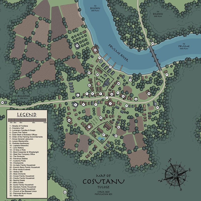 Cosutanu Map